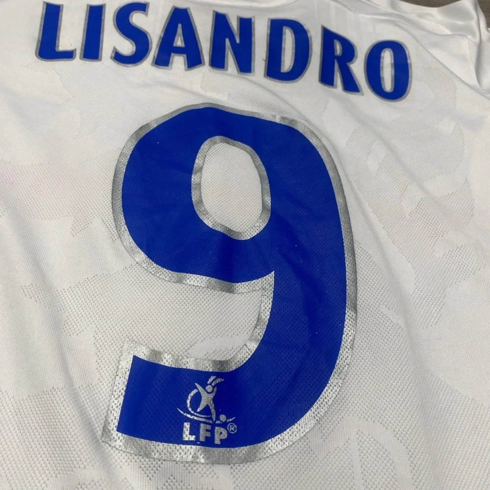 Umbro Olympique Lyonnais Jersey Youth XL White Lisandro 9 Soccer Shirt Lyon